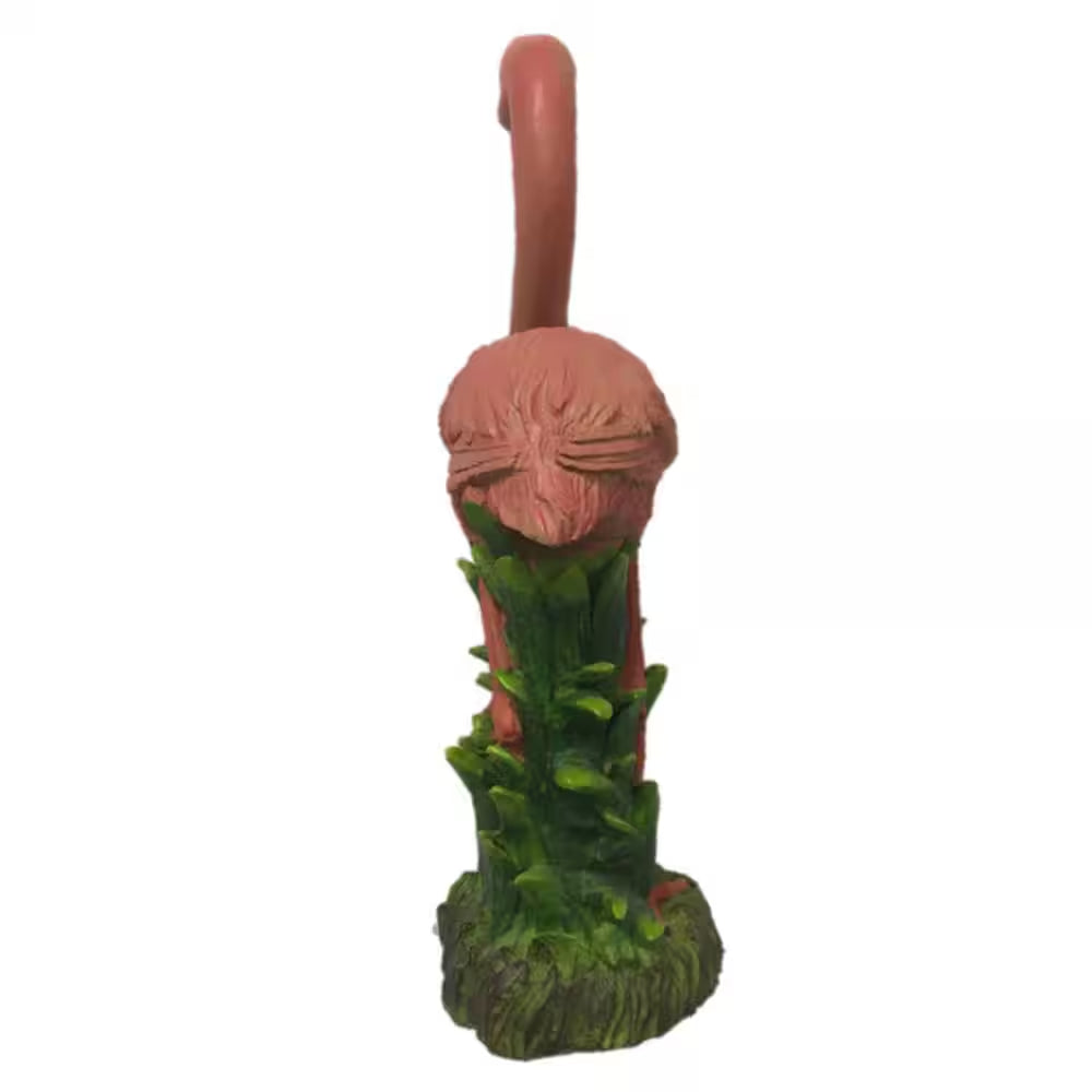 23 In. Pink Flamingo Beach Nautical Beach Statue