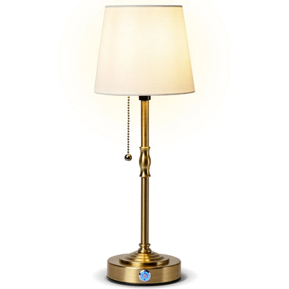 Rechargeable Wireless LED Table Lamp - 5200Mah Battery Operated, Adjustable Light, Decorative Indoor Lighting, Ideal Gift for Women Mom, House Warming New Home Present