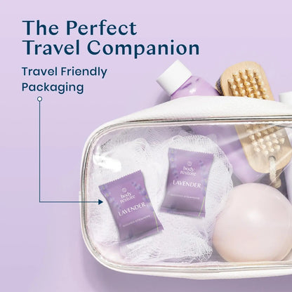 Body Restore Calm Shower Steamers - 15 Lavender Tablets for Relaxation & Stress Relief - Made in USA - Aromatherapy Gift for Peaceful Sleep Flower Friend