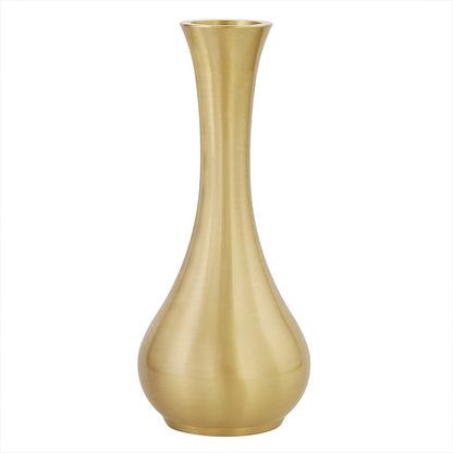 Pure Brass Decorative Flower Vase Carved Ornaments