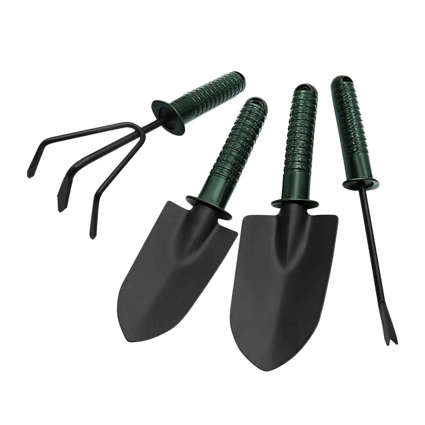 4Pcs Gardening Tools, Garden Rake, Gardending Hand Tools for Lawn, Bonsai, Garden, Yard, Gifts
