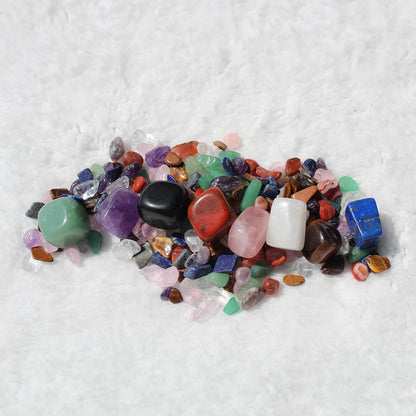 Chakra Stones Set of 8 – Crystals and Healing Stones, Tumbled Chakra Crystals & Polished Rocks for Meditation, Reiki, Chakra Balancing, Protection, and Crystal Décor