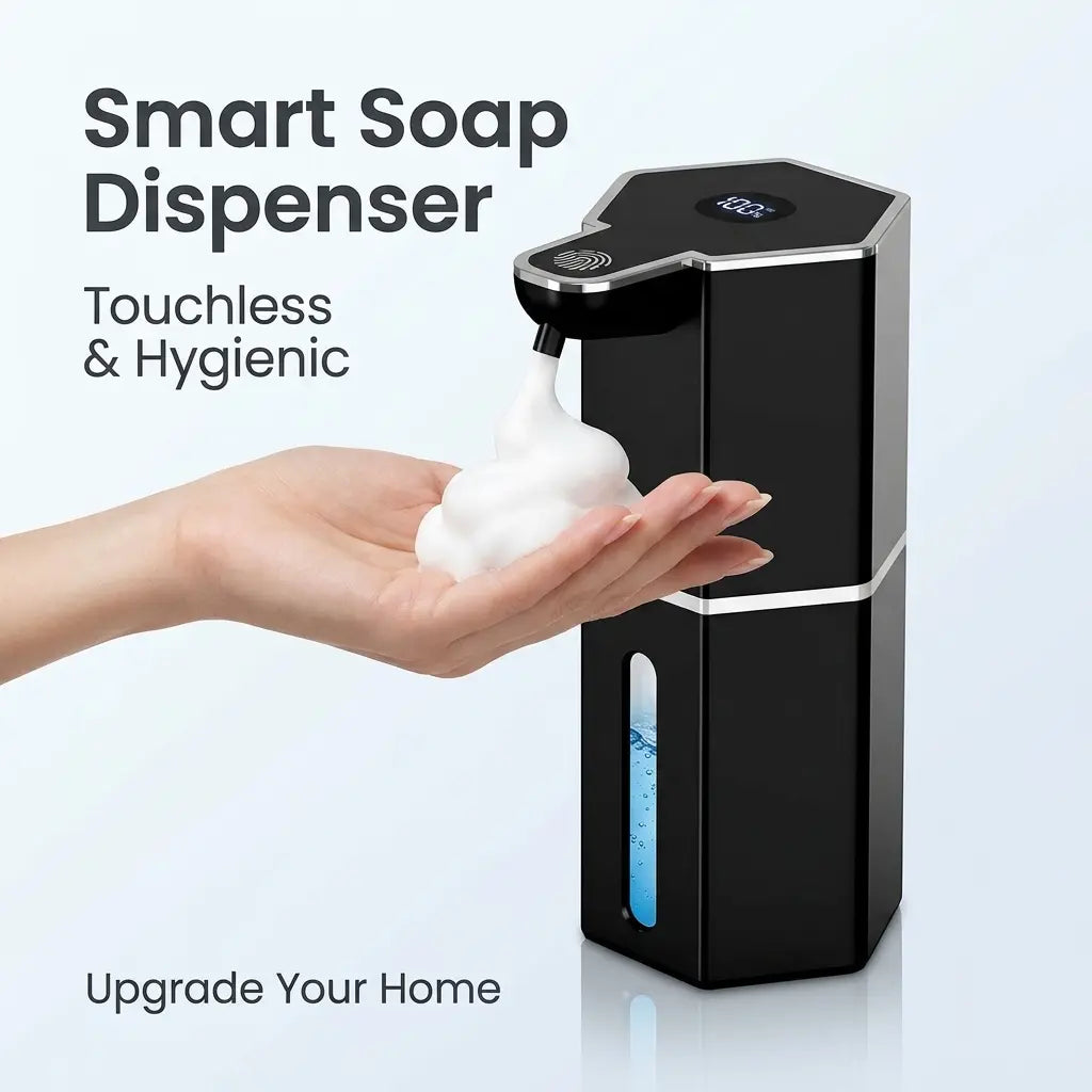 Automatic Soap Dispenser Touchless – 12Oz USB Rechargeable Foaming Soap Dispenser with 4 Adjustable Levels, Waterproof Wall Mounted Hand Soap Dispenser for Bathroom & Kitchen Auto Shut-Off Tiktokshopspringglowup Gift Mom