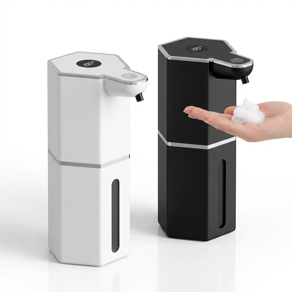 Automatic Soap Dispenser Touchless – 12Oz USB Rechargeable Foaming Soap Dispenser with 4 Adjustable Levels, Waterproof Wall Mounted Hand Soap Dispenser for Bathroom & Kitchen Auto Shut-Off Tiktokshopspringglowup Gift Mom