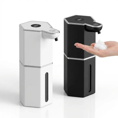 Automatic Soap Dispenser Touchless – 12Oz USB Rechargeable Foaming Soap Dispenser with 4 Adjustable Levels, Waterproof Wall Mounted Hand Soap Dispenser for Bathroom & Kitchen Auto Shut-Off Tiktokshopspringglowup Gift Mom