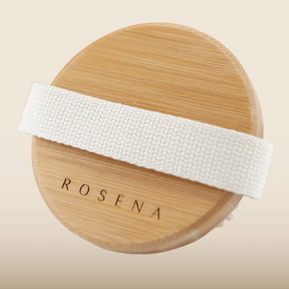 Dry Brushing Body Brush - Best for Exfoliating Dry Skin, Lymphatic Drainage and Cellulite Treatment - Organic Spa Exfoliation and Massage Scrub Brush with Natural Boar Bristles