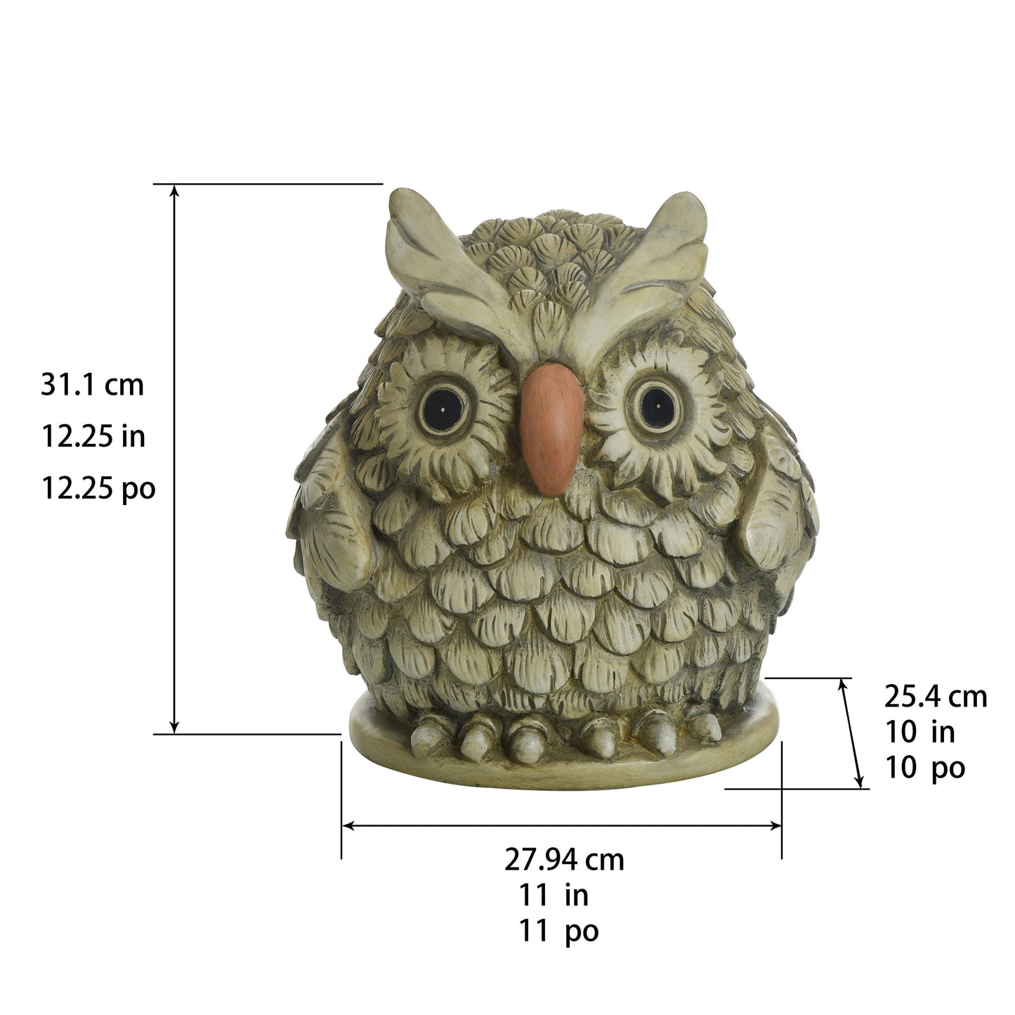 Owl Garden Statue