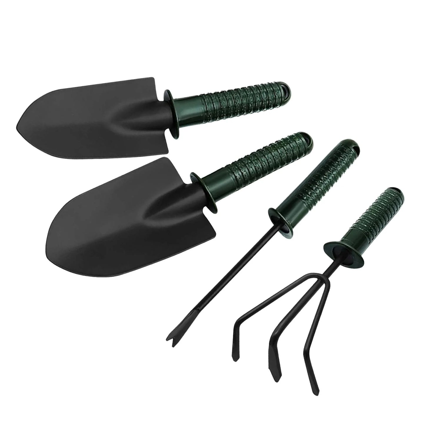 4Pcs Gardening Tools, Garden Rake, Gardending Hand Tools for Lawn, Bonsai, Garden, Yard, Gifts