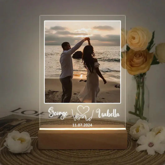 Custom Photo LED Light,Photo Collage Lamp,Personalized Acrylic Picture Frame, Gift for Couple, Christmas Gift, Gift for Her Him Friends